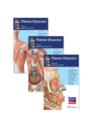 Thieme Dissector  Set of 3 Volumes , 3rd Edition ( 2026)