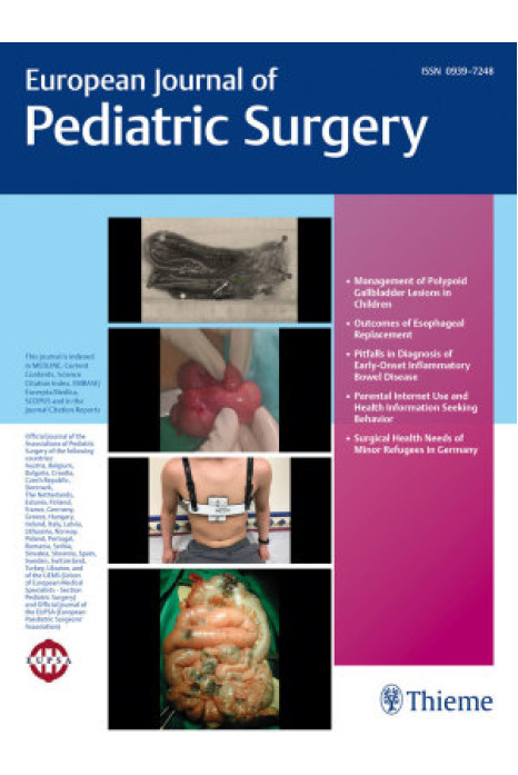 European Journal of Pediatric Surgery